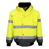 Portwest Hi-Vis 3-in-1 Contrast Bomber Jacket C465