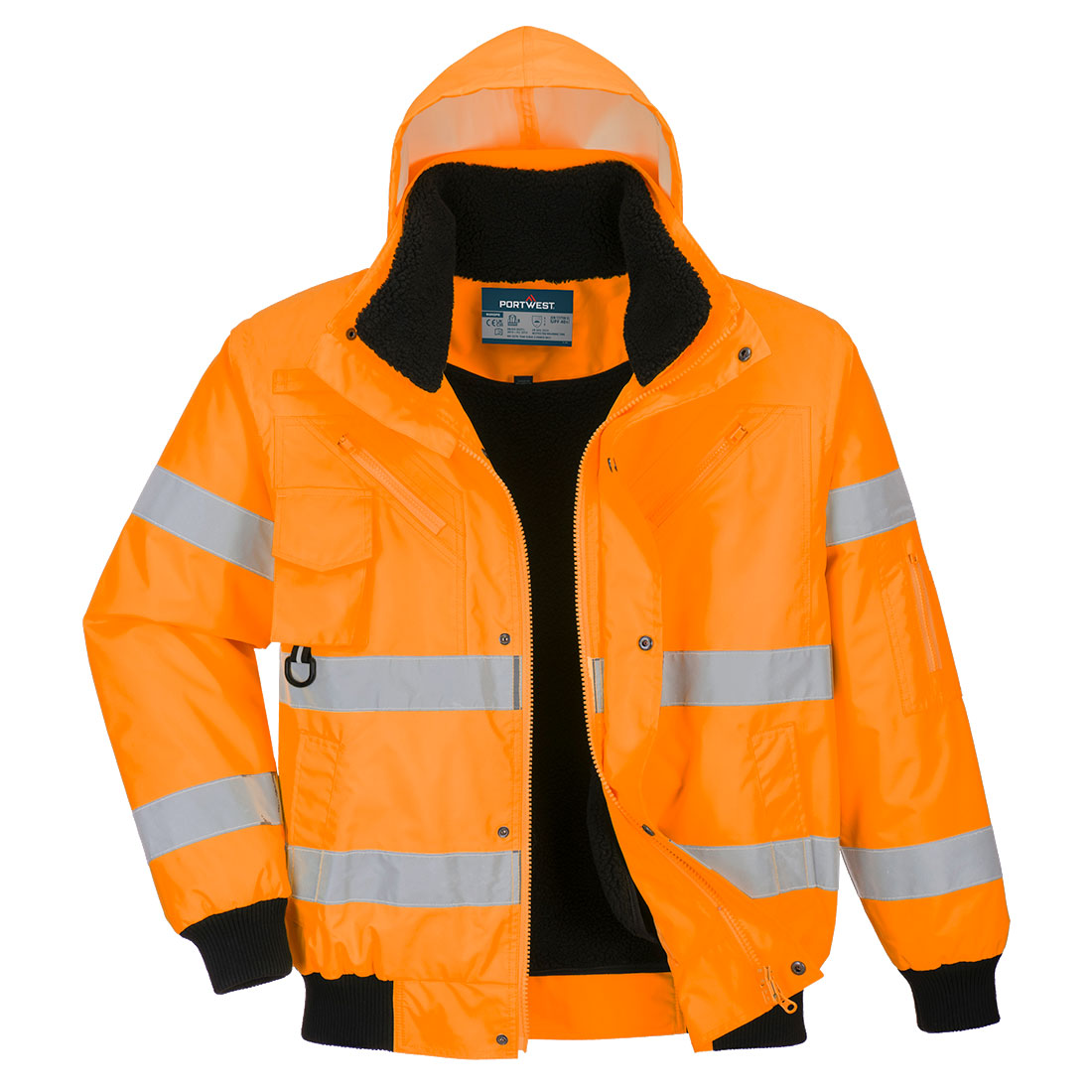Portwest Hi-Vis 3-in-1 Bomber Jacket C467