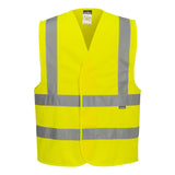 Portwest Hi-Vis Two Band & Brace Vest C470