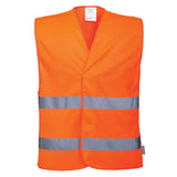 Portwest Hi-Vis Two Band Vest C474