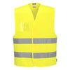 Portwest Hi-Vis Two Band Dual ID Holder Vest C475