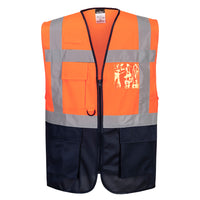 Orange/Navy