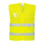 Portwest Hi-Vis Half Mesh Two Band Vest C494