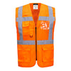 Portwest Madrid Hi-Vis Half Mesh Executive Vest C496