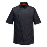 Portwest Chef's Mesh Air Pro Asymmetrical Jacket S/S C739