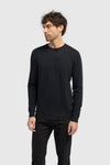 Connall Crewneck Jumper - Black
