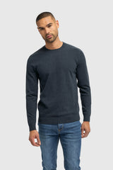 Connall Crewneck Jumper - Navy