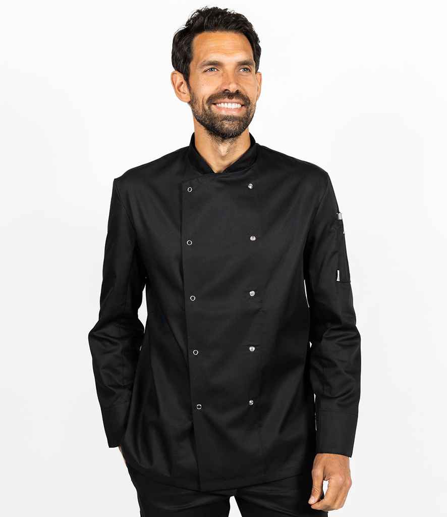 Dennys Long Sleeve Press Stud Chef's Jacket DE001