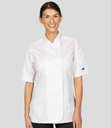 Dennys Ladies Short Sleeve Premium Chef's Jacket DE006