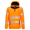 Portwest DX4 Hi-Vis 1/4 Zip Hoodie DX482