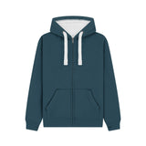 Cotton Ridge - Comet Ultra Premium Zip Hoodie - Deep Sea Blue