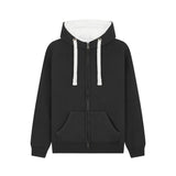 Cotton Ridge - Venus Sherpa Fleece Zip Hoodie - Dusty Black