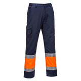 Portwest Hi-Vis Two Tone Combat Trousers E049