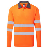 Portwest ES1 Essential Hi-Vis Polo Shirt L/S ES277