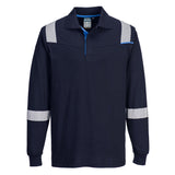 Portwest WX3 Modaflame Knit FR Long Sleeve Polo Shirt FR711