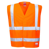 Portwest Hi-Vis Anti Static Vest - Flame Resistant FR71