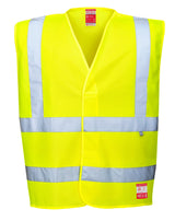 Portwest Hi-Vis Anti Static Vest - Flame Resistant FR71