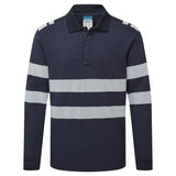 Portwest PW3 Modaflame Arc Knit FR Long Sleeve Poloshirt FR733