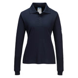 Portwest Modaflame Knit FR Women's Long Sleeve Polo Shirt FR758