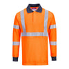 Portwest Modaflame Knit HVO FR Long Sleeve Polo Shirt FR76