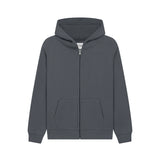 Cotton Ridge - Nebula Kids Soft Touch Zip Hoodie - Flint Grey