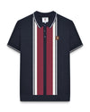 Lambretta Striped SS Knit Polo GRECO