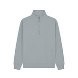 Cotton Ridge - Lunar Premium Quarter Zip Sweatshirt - Grey Mist