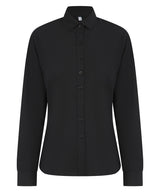 Henbury Women’s long sleeve ‘cotton-feel’ Coolplus shirt HB583
