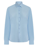 Henbury Women’s long sleeve ‘cotton-feel’ Coolplus shirt HB583