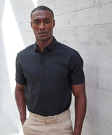 Henbury Short sleeve ‘cotton-feel’ Coolplus shirt HB588