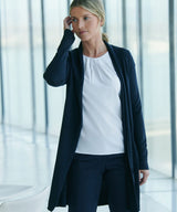 Henbury Women's longline open cardigan HB719