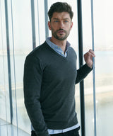 Henbury 12 gauge v-neck jumper HB720