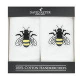 Bee Handkerchief & Cufflink Set by Dalaco