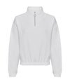 AWDis Just Hoods Women's cropped ¼-zip sweat JH037