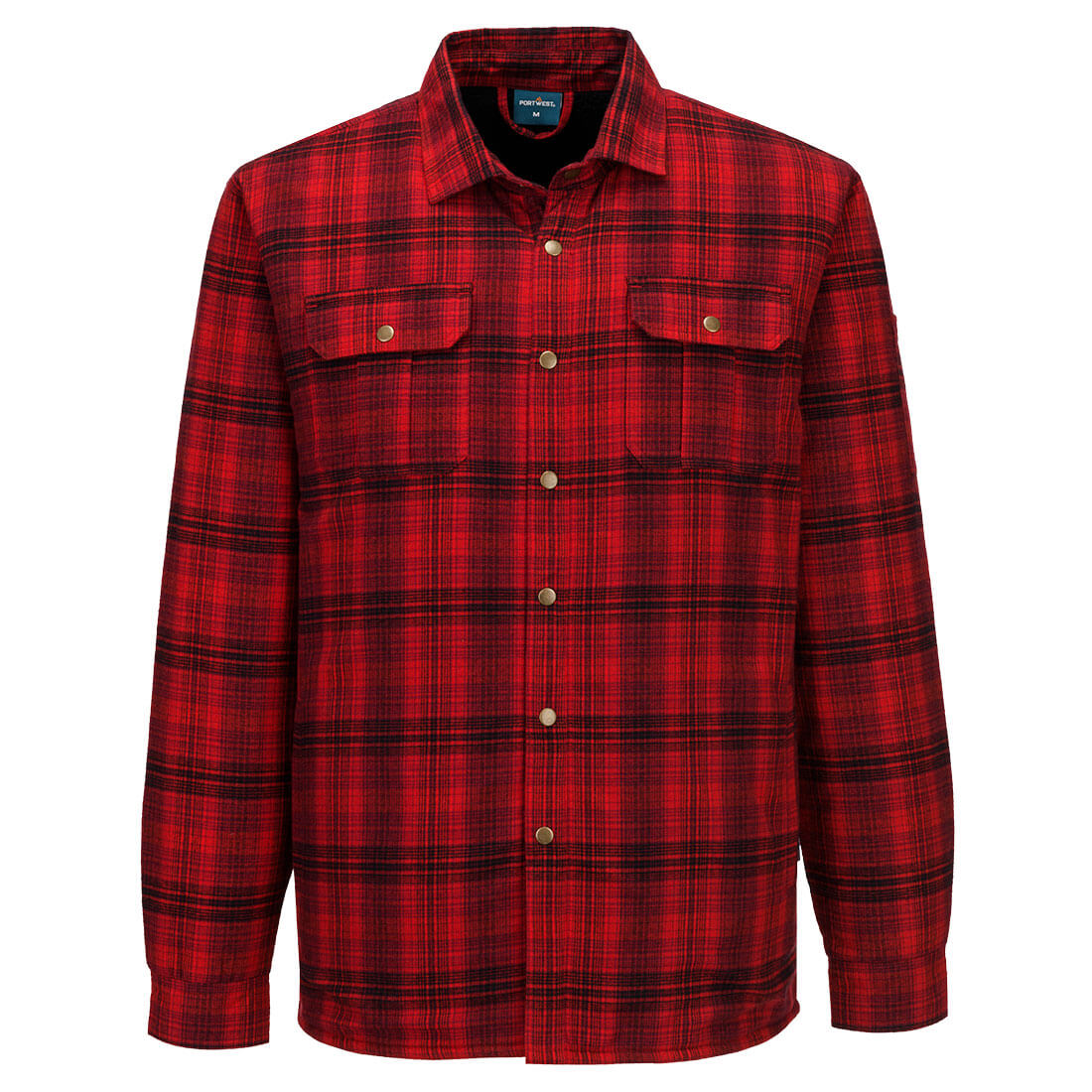 Portwest KA3 Sherpa Lined Check Shirt KA313