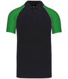 Kariban Baseball Cotton Piqué Polo Shirt KB226