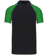 Kariban Baseball Cotton Piqué Polo Shirt KB226