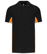 Black/Orange