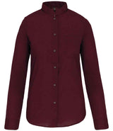 Kariban Ladies Long Sleeve Mandarin Collar Shirt KB514