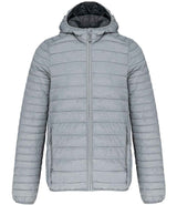 Kariban Lightweight Hooded Padded Jacket KB6110 - Marl Silver