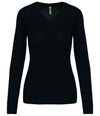 Kariban Ladies Cotton Acrylic V Neck Sweater KB966
