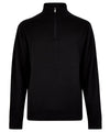 Kustom Kit Regular fit Arundel 1/4-zip sweater KK254