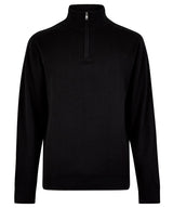 Kustom Kit Regular fit Arundel 1/4-zip sweater KK254