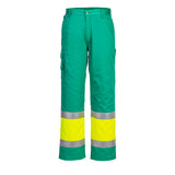 Portwest Hi-Vis Lightweight Contrast Class 1 Service Trousers L049