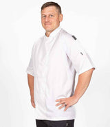 Le Chef Short Sleeve Executive Jacket LE003 - White