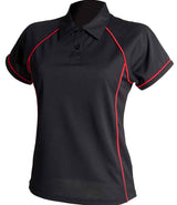 Finden + Hales - Ladies Performance Piped Polo Shirt