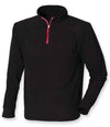 Finden + Hales - Zip Neck Piped Micro Fleece
