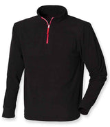 Finden + Hales - Zip Neck Piped Micro Fleece