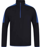 Finden + Hales - Contrast Zip Neck Midlayer Top