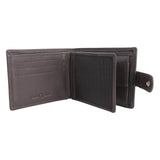 Brown Leather Tab Close Wallet with RFID Lining by Dalaco